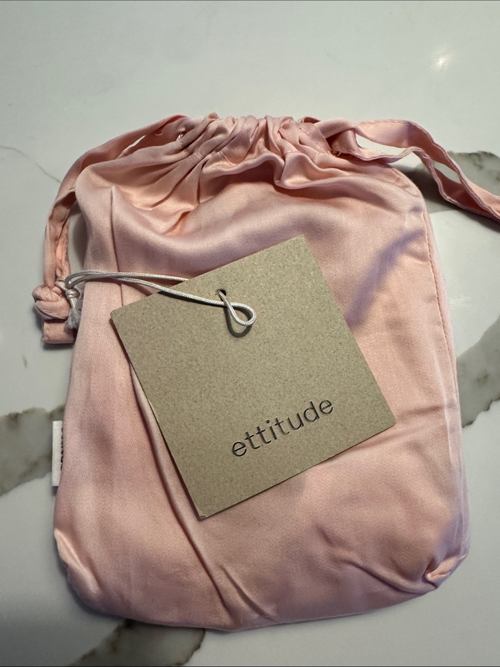 Ettitude Blush Satin Cami in dust bag size Small BNWT